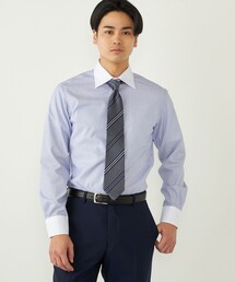 フォーマル シャツ SHIPS Colors:イージーケア クレリック ストライプ ワイドカラー シャツ メンズ｜ZOZOTOWN Yahoo!店