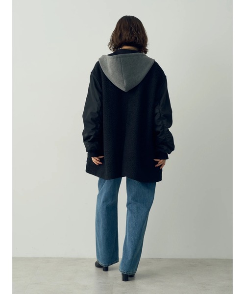 「Editt by YECCA VECCA」 ノーカラーコート FREE ブラック レディース_画像6