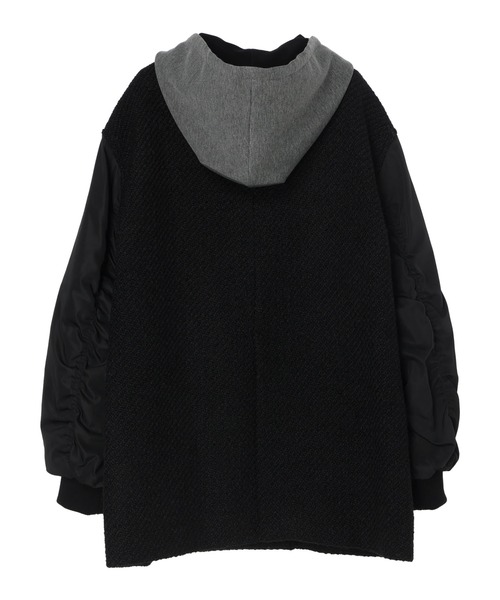 「Editt by YECCA VECCA」 ノーカラーコート FREE ブラック レディース_画像8