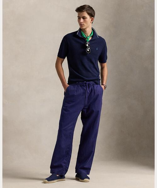 Polo By Ralph Lauren コットンリネンパンツ スラックス 古着 ラルフローレン Ralph Lauren POLO by Ralph Lauren