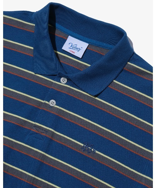 KEBOZ ポロシャツ BORDER L/S POLO メンズ : ZOZOTOWN Yahoo!店