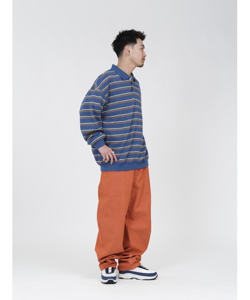 KEBOZ ポロシャツ BORDER L/S POLO メンズ : ZOZOTOWN Yahoo!店
