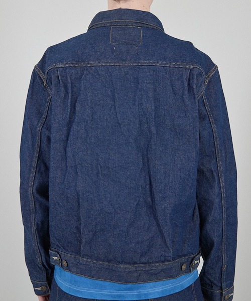 ミマ デニムジャケット gジャン 「MiMAAi」天然藍染めセルビッチデニム