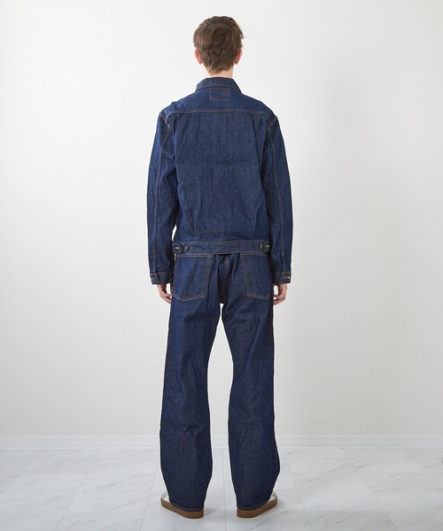 ミマ デニムジャケット gジャン 「MiMAAi」天然藍染めセルビッチデニム