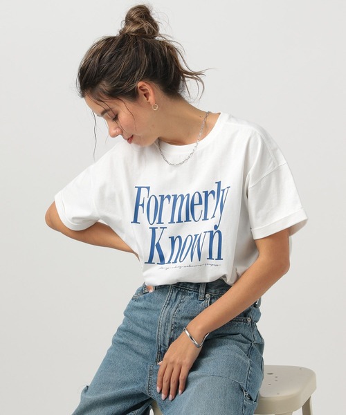 tシャツ ピグメントロゴTシャツ レディース CRB ピグメントロゴTシャツ|TiMTiMオンラインストア|レディース