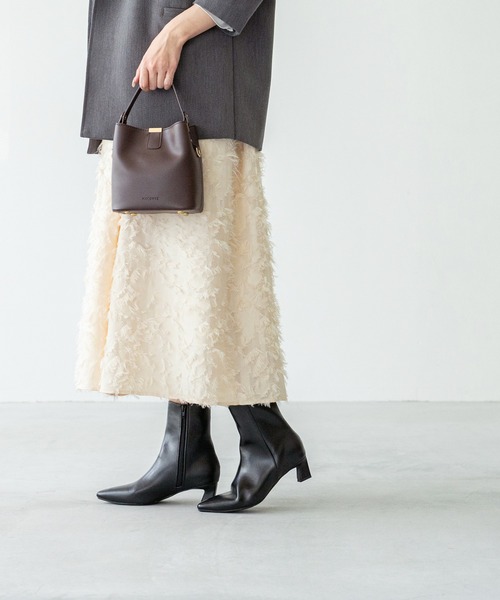 「menue」 ショートブーツ SS アイボリー レディース_画像3