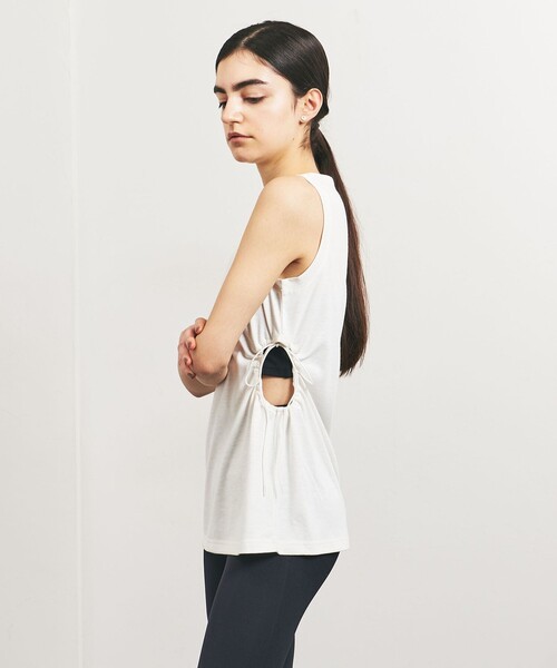タンクトップ ノースリーブ 「TO UNITED ARROWS」UPDRIFT サイドホール タンクトップ レディース