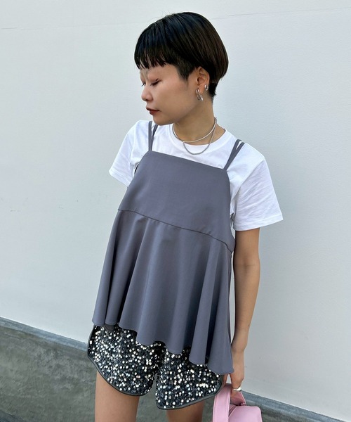キャミソール 「Narcissus」ストラップフリルキャミソール Narcissus キャミソール 「Narcissus」ストラップフリル