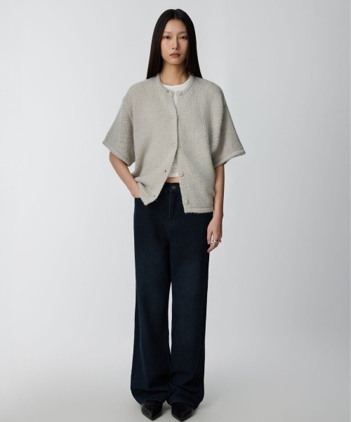 カーディガン Studio Doe Soft Quarter-Sleeve Cardigan レディース Studio Doe カーディガン Soft Quarter-Sleeve Cardigan