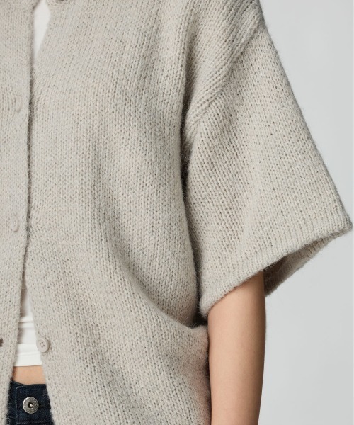 カーディガン Studio Doe Soft Quarter-Sleeve Cardigan レディース Studio Doe カーディガン Soft Quarter-Sleeve Cardigan