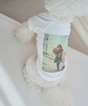 犬 服 「DOG」RENUフォト&ロゴTシャツ...の詳細画像3
