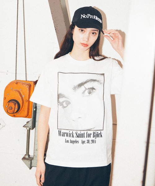 Warwick Saint Tシャツ bjorkコラボ bonjour records（ボンジュールレコード） tシャツ 「Warwick Saint