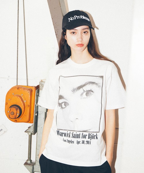 bonjour records tシャツ 「Warwick Saint for records」Bjork