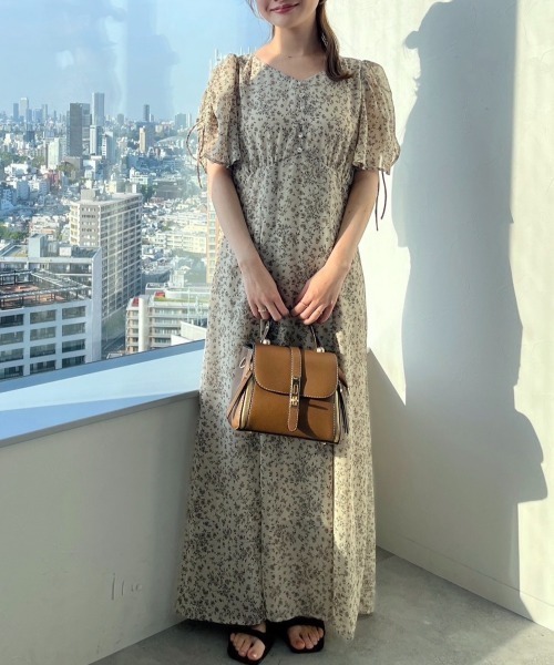 mysty woman ワンピース 「追加1」ドロストスリーブエンパイア