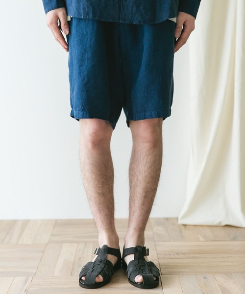 URBAN RESEARCH DOORS パンツ ツイルリネン イージーショーツ