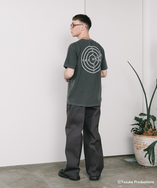NERDY ハンサムキャット ワッペンTシャツ ブラック FORG-EYE Tシャツ ブラック オースチンヒーレースプライトT