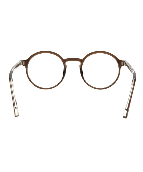 伊達メガネ メガネ 眼鏡 an meets zakka メタル芯入りフレームビッグ