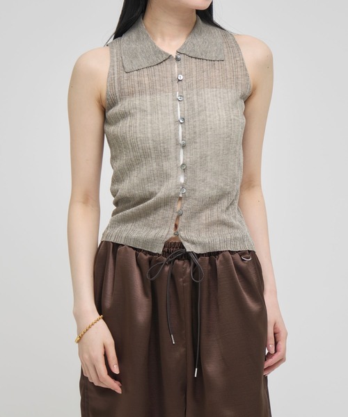 ニット/セーター louren backopen design knit louren ニット セーター 「ZOZOTOWN限定」「Louren/ローレン