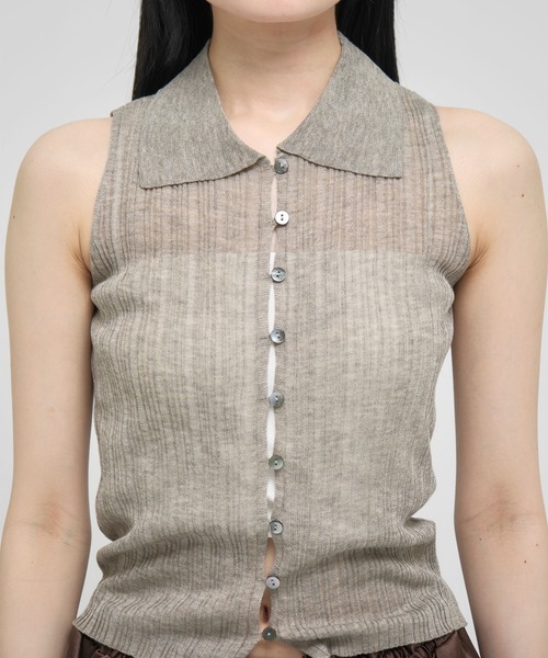 ZOZOTOWN限定》【Louren/ローレン】mohair sheer turtle knit