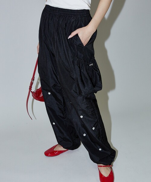 マリークワント×パブリュクス　コラボパンツ PUBLUX パンツ MARY QUANT × PUBLUX/マリークワント フラワー