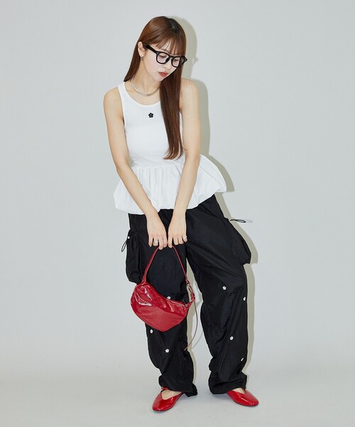 PUBLUX パンツ MARY QUANT × PUBLUX/マリークワント フラワー