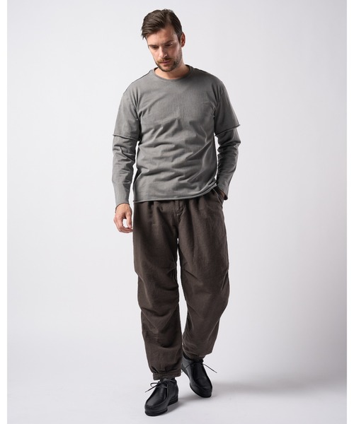 wjk パンツ vintage 2-tuck easy trousers メンズ : ZOZOTOWN Yahoo!店