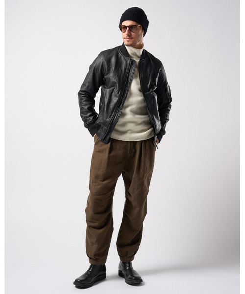 wjk パンツ vintage 2-tuck easy trousers メンズ : ZOZOTOWN Yahoo!店