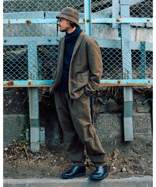 パンツ　2本 wjk パンツ vintage 2-tuck easy trousers メンズ : ZOZOTOWN Yahoo!店