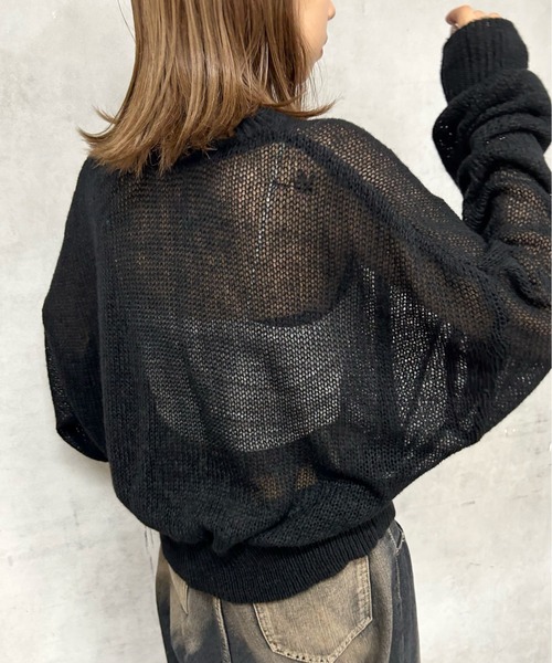 「WHO'S WHO gallery」 長袖ニット FREE アイボリー レディース_画像7