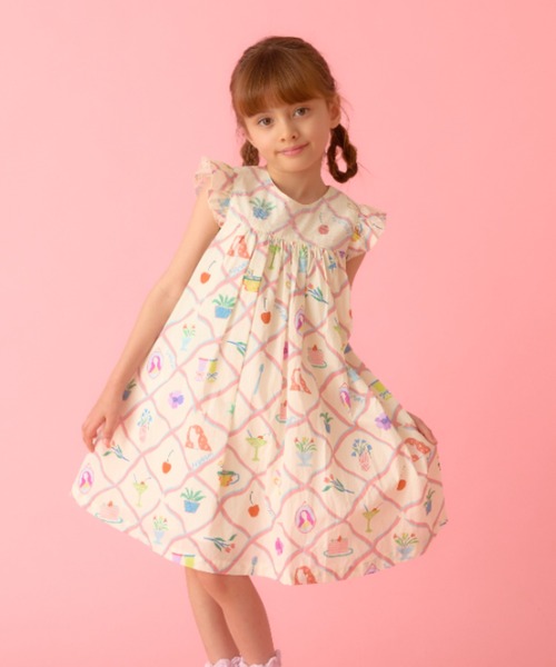 HAKKA KIDS（ハッカキッズ） ワンピース hakka kids×KOTOMI FUJIWARA