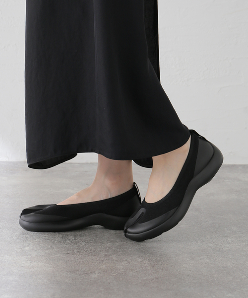 ジャーナルスタンダードTabi フラットシューズ ブラック JOURNAL STANDARD シューズ 「TABI/タビ」Ballerina Women