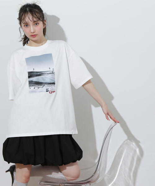 tシャツ 「広島東洋カープ×竹内裕二氏×NBBコラボ」ビッグフォトTシャツ レディース