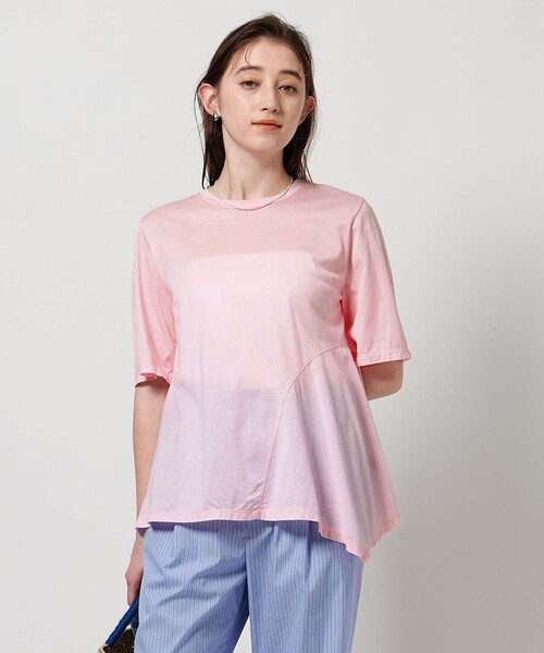 UNITED ARROWS／カットソー新品 UNITED ARROWS tシャツ イレギュラーヘム ショートスリーブ