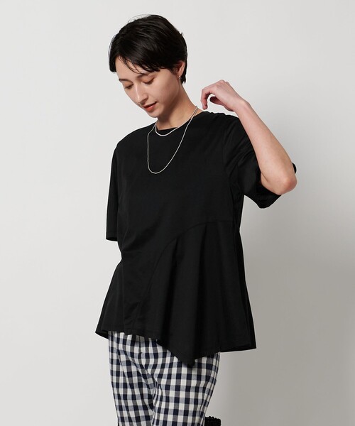 「UNITED ARROWS」 長袖カットソー - ブラック レディース アウトレットのレディースのTシャツ / カットソー（ブラック）の