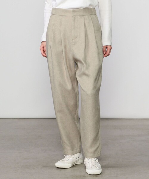 le glazik パンツ　36 LE GLAZIK 「LE GLAZIK」 パンツ 36 オフホワイト レディース