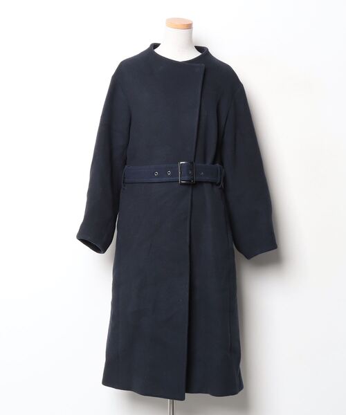 UNITED TOKYO（ユナイテッドトウキョウ） ノーカラーコート 1 ネイビー