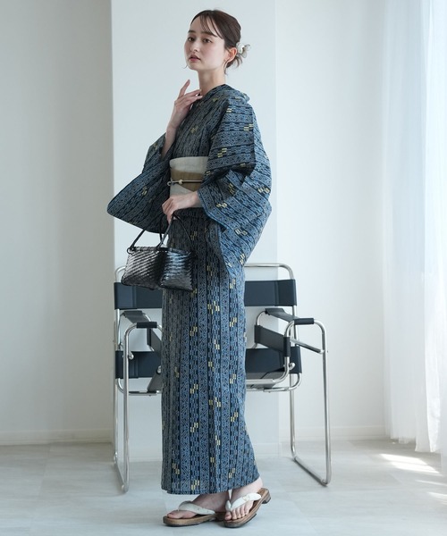 utatane 浴衣 月下美人の鉄紺染分け utatane 浴衣 月下美人の鉄紺染分け - メルカリ