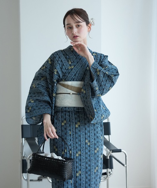 utatane 浴衣 月下美人の鉄紺染分け utatane 浴衣 月下美人の鉄紺染分け - メルカリ