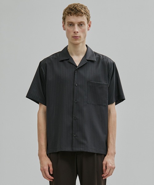 UNITED TOKYO シャツ SUMMER WOOL オープンカラーシャツ 接触冷