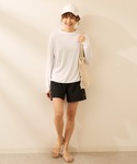 水着 体型カバー ラッシュガード付き 4点セッ...の詳細画像5