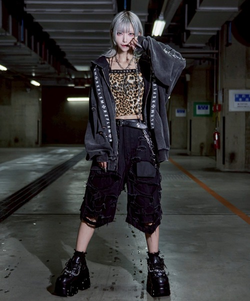 REFLEM（レフレム） パーカー 「REFLEM/レフレム」うさ耳チェーン付き