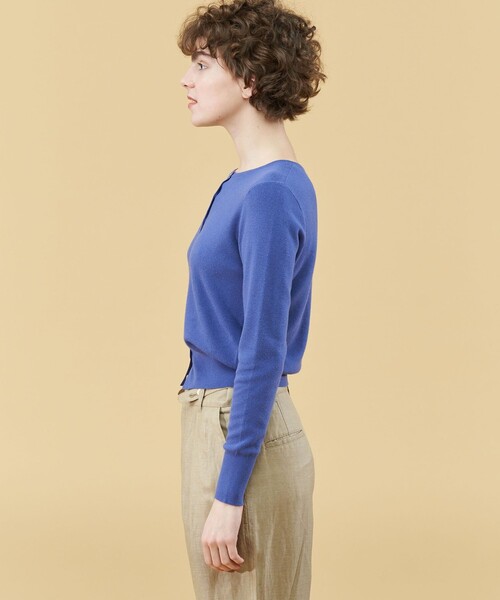 「GALERIE VIE」 ニットカーディガン S ブルー レディース