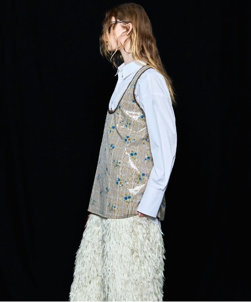MAISON SPECIAL（メゾンスペシャル） チュニック Multi Fabric Tunic