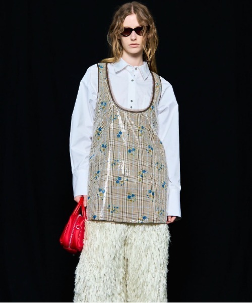 MAISON SPECIAL メゾンスペシャル　チュニック MAISON SPECIAL（メゾンスペシャル） チュニック Multi Fabric Tunic