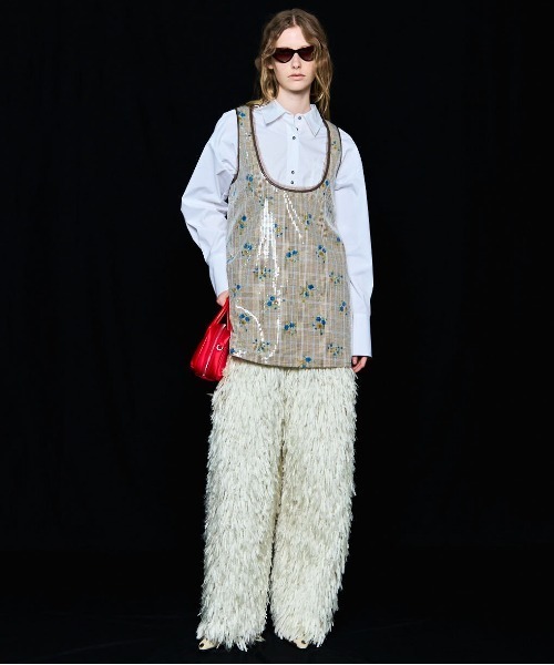 MAISON SPECIAL（メゾンスペシャル） チュニック Multi Fabric Tunic