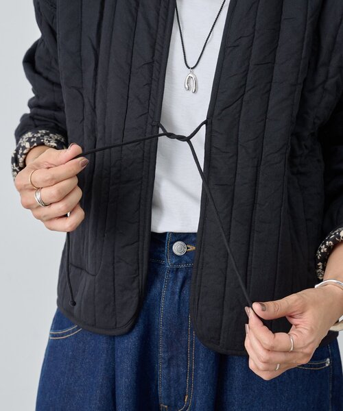 BEARDSLEY（ビアズリー） ブルゾン アウター プリント中綿ジャケット