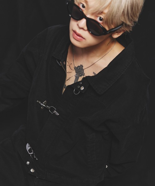 【新品・美品】MSG ファイヤーマンジャケット ブラック Sサイズ 完売商品 コート ジャケット 「SET-UP着用可能」ファイヤーマンショート丈ダック