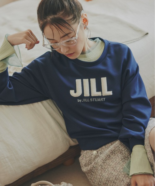 JILL by STUART トレーナー スウェット フェイクファーロゴ