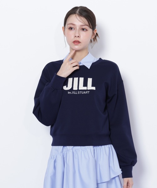 JILL by STUART トレーナー スウェット フェイクファーロゴ