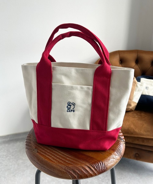 cepo（セポ） ハンドバッグ クマ刺繍ミニトートバッグ : ZOZOTOWN